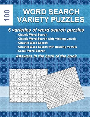 100 Word Search Variety Puzzles
